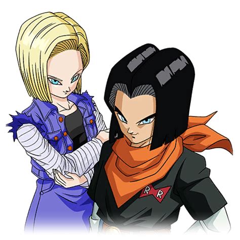 Android 17 Android 18 Render 2 Fighter Z By Maxiuchiha22 On Deviantart