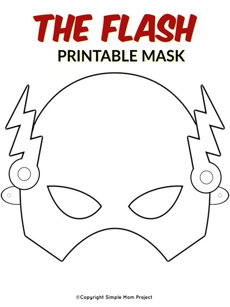 If linking to one of my free printables or templates, only link to my blog post, not the printable link. FREE Printable The Flash Superhero Mask Template.pdf - Google Drive | Face masks for kids, Mask ...