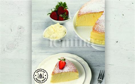 Cotton Cheese Cake Kue Keju Kue Keju Jepang Memanggang Kue