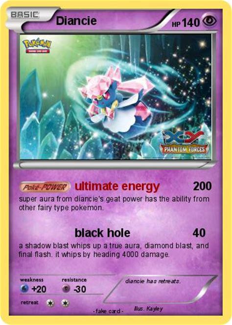 Pokémon Diancie 225 225 Ultimate Energy My Pokemon Card