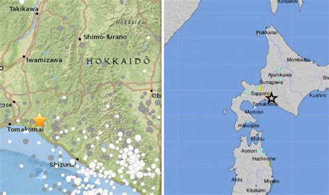 Affordable and search from millions of royalty free images, photos and vectors. Japan earthquake MAP: Where is Hokkaido? USGS says 6.6 magnitude earthquake hits Japan | World ...