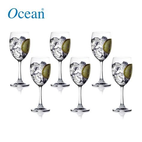 Ocean Glass Classic Water Goblet 12 1 4 Oz 354ml Set Of 6 Clear Lazada Ph