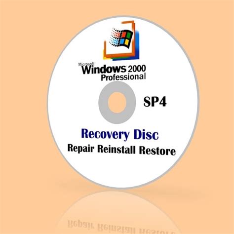 Microsoft Windows 2000 Professional Sp4 Install Recovery Repair Restore