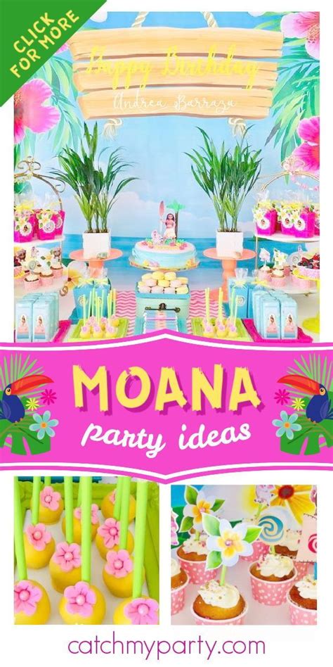 moana party birthday moana party catch my party hawaiian luau party moana birthday