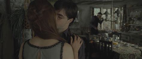 Image Harry And Ginny Kissing Kitchen Harry Potter Wiki