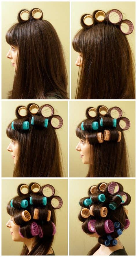 A Little Bit Of This That And Everything How To Roll Your Hair With Rollers Curled Hairstyles
