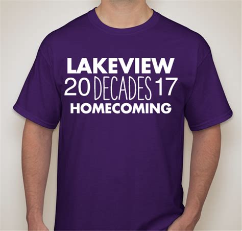 Lakeview High School Homecoming 2017 Class Color T Shirts Custom Ink