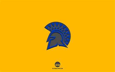 Download Wallpapers San Jose State Spartans Yellow Background