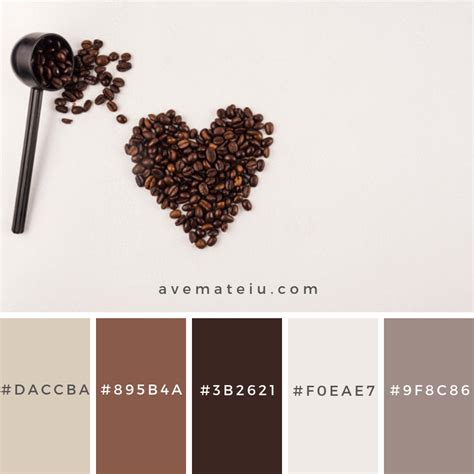 Coffee Beans Color Palette 274 Ave Mateiu