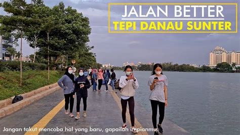 Walking Around Danau Sunter Agung Lake Danau Sunter Selatan North