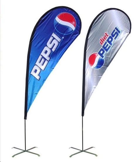 Examples For Custom Tear Drop Flags Teardrop Banner Retail Store