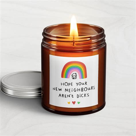 hope your new neighbours aren t dicks candle by arrow t co