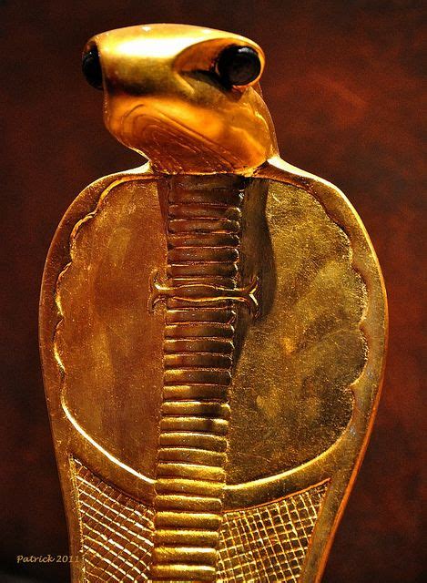 Mind And Soul Uraeus Cobra Artifact In Egyptian Kings Tutankhamuns Tomb