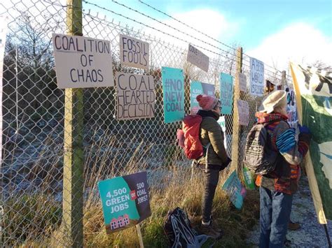 Protesters Urge End To New Coal Mine Plans In Cumbria Express And Star