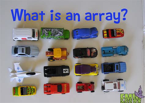 But one has always stumped me to no end, well, until just recently that is. What is an array? * Evil Math Wizard