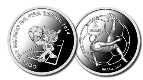 banco central lança série de moedas comemorativas à copa do mundo espn