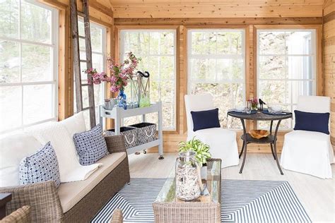 Combine Cottage And Beach Styles For A Relaxing Sunroom 25 Cheerful