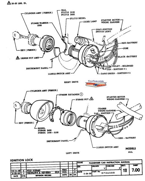 1957 Chevy Ignition Switch Wiring