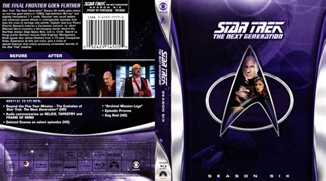 Star Trek The Next Generation Season 6 Tv Blu Ray Scanned Covers