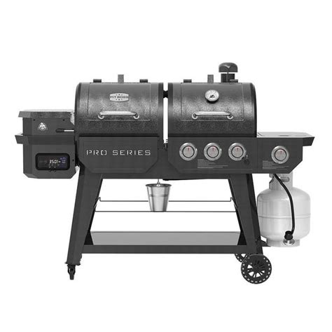 Pit Boss Pro Series 1100 Black 3 Burner Propane And Pellet Gas Grill