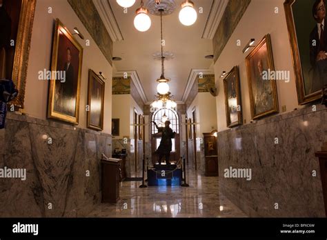 Inside Entrance Of The Nevada State Capitol Building Or Statehouse In