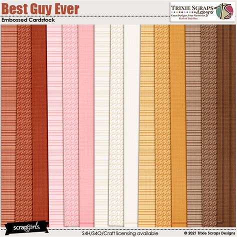 Best Guy Ever Cardstock By Trixie Scraps Designs