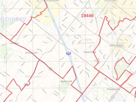 Bucks County Map With Zip Codes Pa