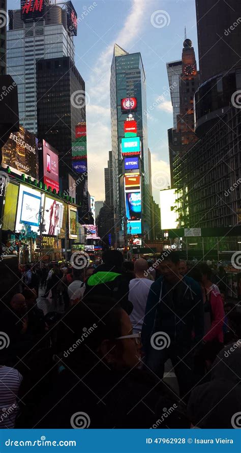 Times Square Lights Editorial Stock Photo Image Of Lights 47962928