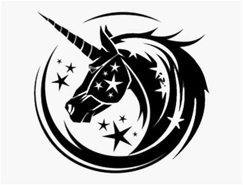 Unicorns Unicorn Black Vector Horse Hd Png Download Kindpng