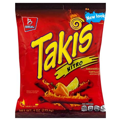 Barcel Takis Nitro Tortilla Chips Shop Chips At H E B