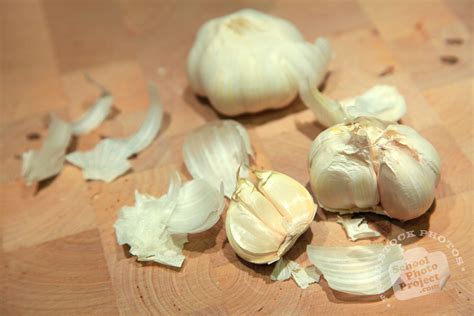 Garlic, FREE Stock Photo: Peeled Garlic, Royalty-Free Vegetable Stock Image