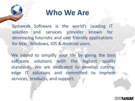 Systweak Software Company Overview
