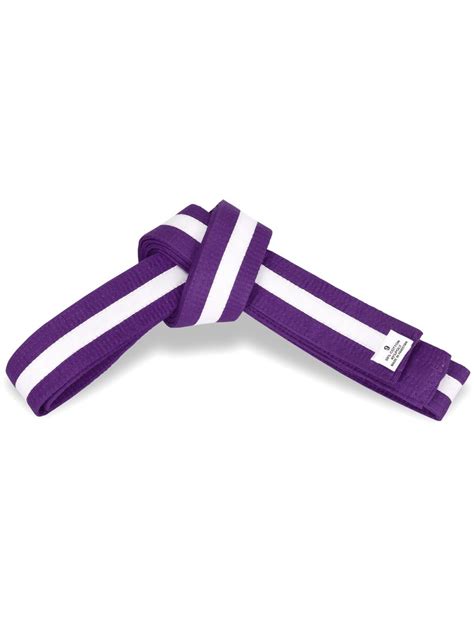 Purple Belt With Colors Stripes