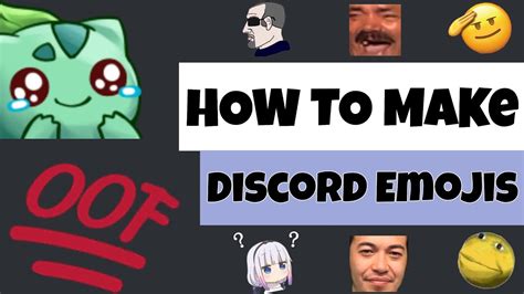 How To Make Discord Emojis Free Custom Emotes Youtube