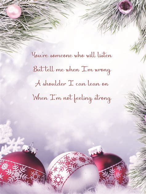 With Love Sister At Christmas Greeting Cards By Loving Words