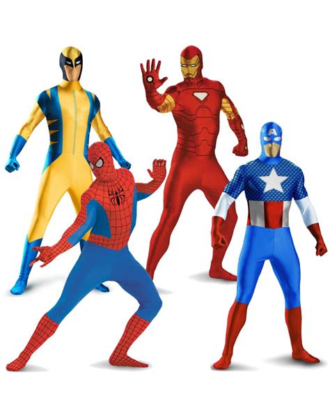 Deluxe Superhero Full Bodysuit Full Superhero Bodysuit Costume