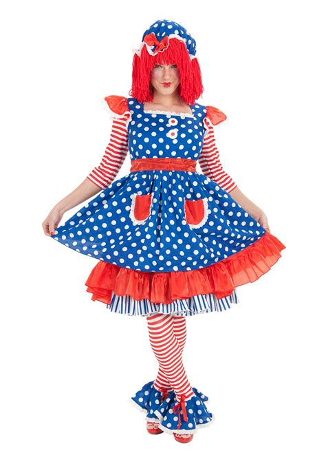 plus size adult raggedy ann costume halloween costumes
