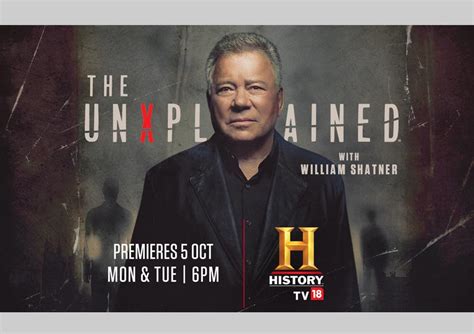 Willam shatner's the unxlplained and ancient aliens are combining forces to figure out the mysteries of the universe. 'The UnXplained with William Shatner' Only On HistoryTV18