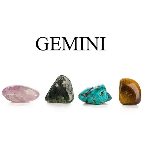 Zodiac Stone 12 Constellation Gemini Crystals