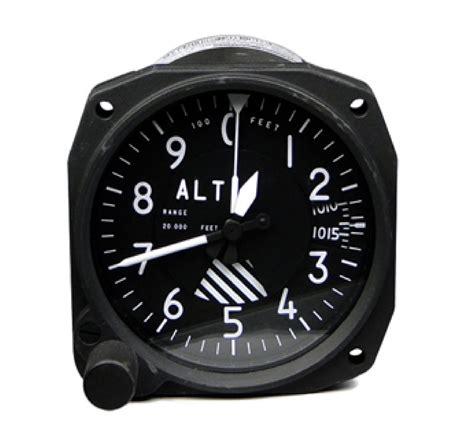 Altimeter 3 18 20000ft With Millibars And Warning Stripes Falcon