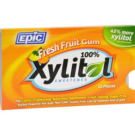 Epic Dental Xylitol Gum 12 Ea