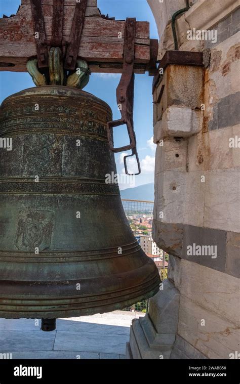 Church Bells At The Famous Leaning Tower Of Pisa Italy Stock Photo Alamy
