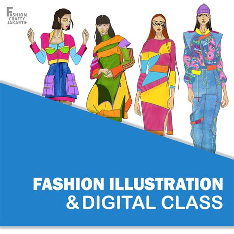 Fashion Illustration And Digital Program Fashion Crafty Jakarta