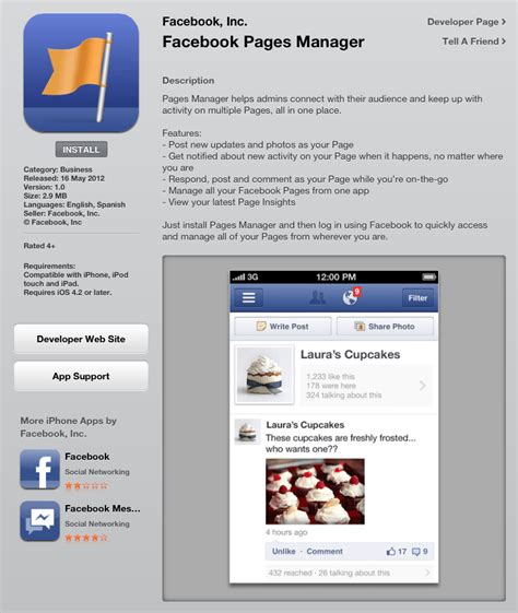 Pages manager for facebook is the only fully featured facebook pages manager app on windows that you can use to manage all your facebook pages. REVIEW: Facebook Pages Manager App For iPhone