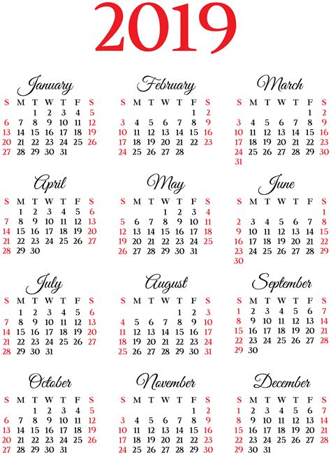 August 2019 Clipart Calendar 10 Free Cliparts Download Images On