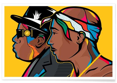 Pop Art Tupac E Biggie Poster Juniqe