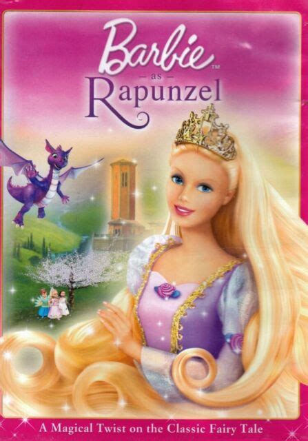 Barbie As Rapunzel Dvd Kelly Sheridan Angelica Huston Ebay
