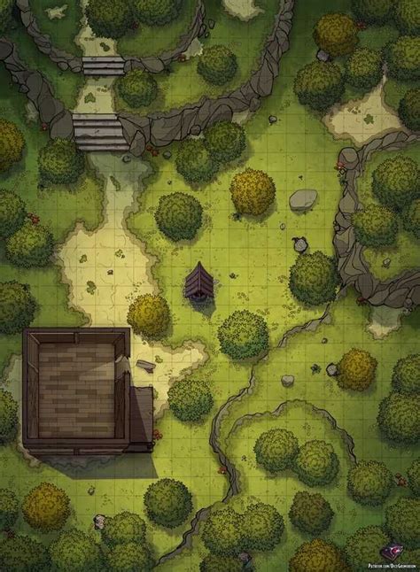 Forest Map Dnd 5e Map Of Farmland Cave