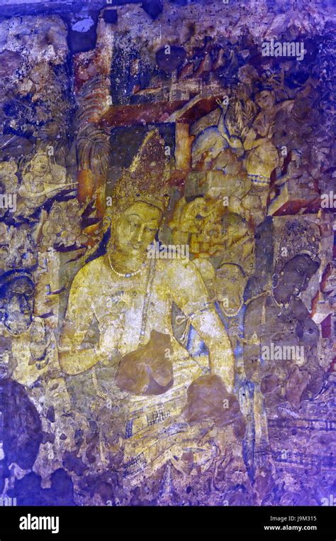 Padmapani Bodhisattva Painting Ajanta Caves Aurangabad Maharashtra