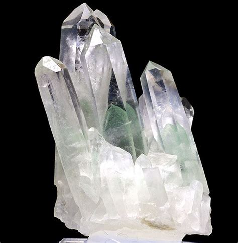 Quartz Crystal With Fuchsite Inclusions Phantoms Minerals Crystals